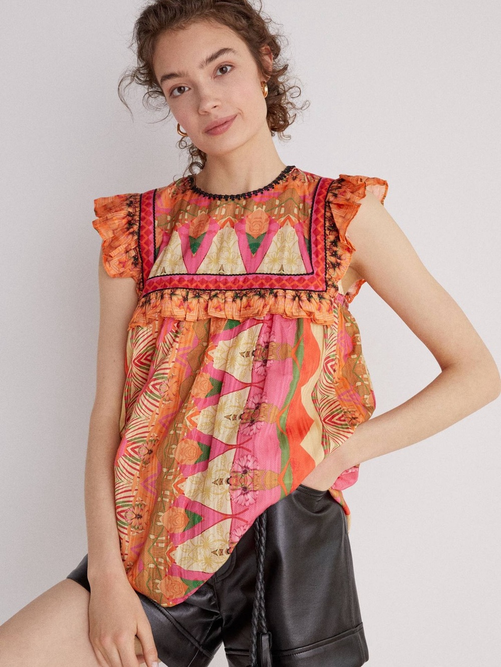 Siddhartha Bansal Sanya Ruffled Blouse